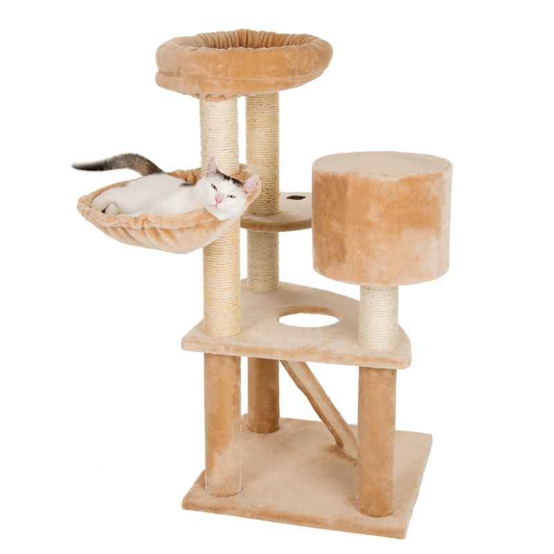 Bear's Den Cat Tree Light Grey