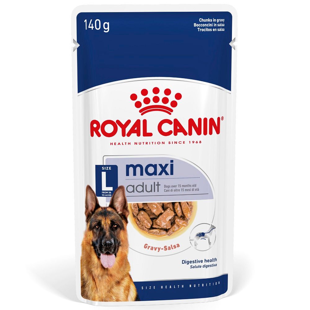 Royal Canin Maxi Adult in Gravy 10 x 140g