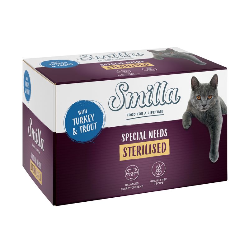 Smilla Adult Sterilised Trays 6 x 100g Turkey