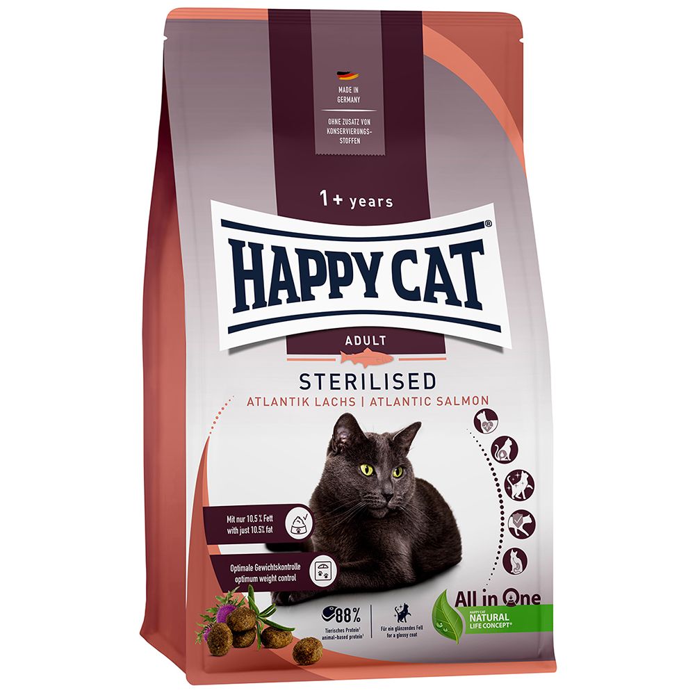 Happy Cat Sterilised Atlantic Salmon 1.3kg