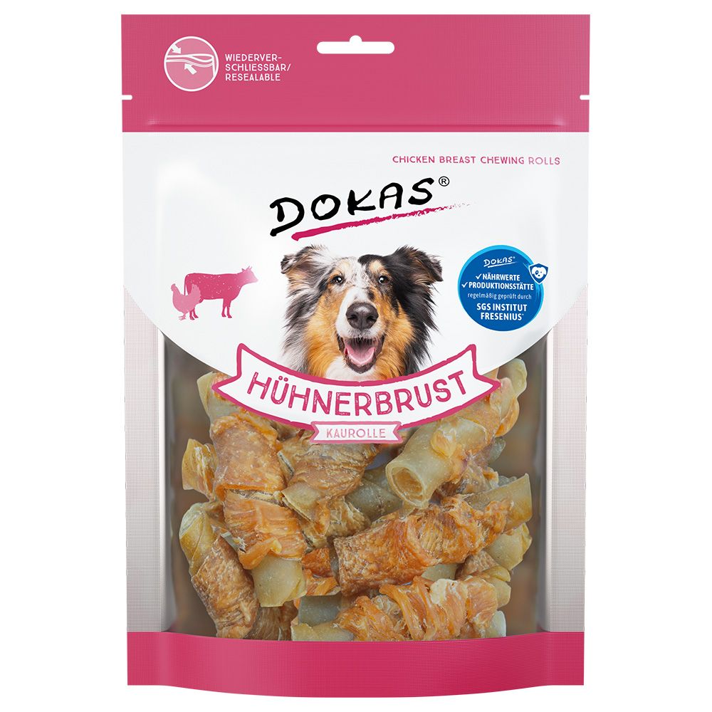 Dokas Chicken Breast Chew Wrap 250g