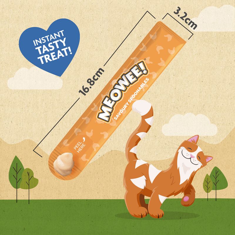 Meowee! Savoury Spoonables 8 x 14g Tuna