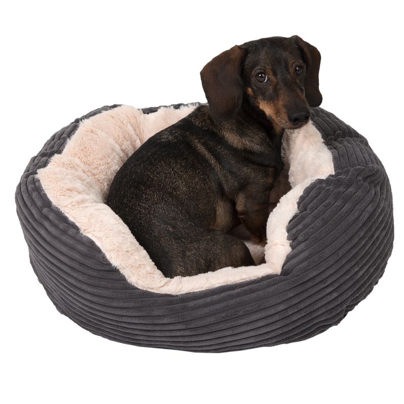 Cosy Cord cuddly bed 51 x 43 x 15 cm (L x W x H)