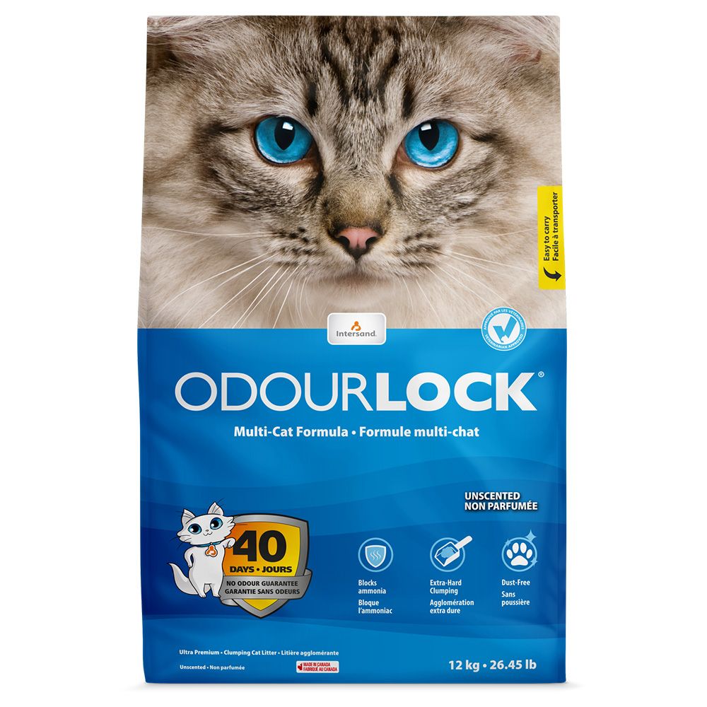 ODOURLOCK Unscented Cat Litter 12kg
