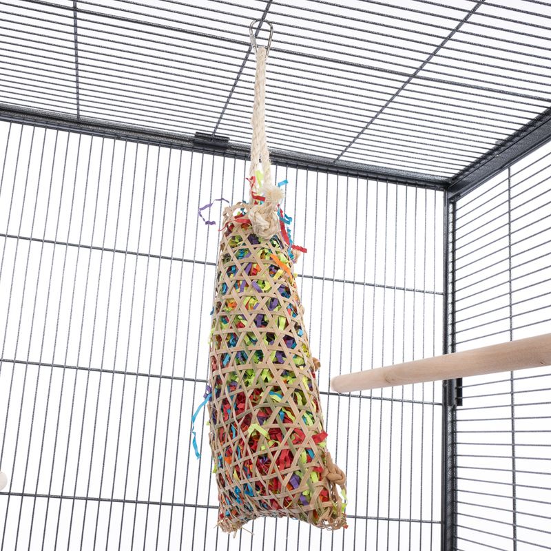 TIAKI Shredding Basket Bird Toy approx. 38 x 18 x 6.5cm (L x W x H)
