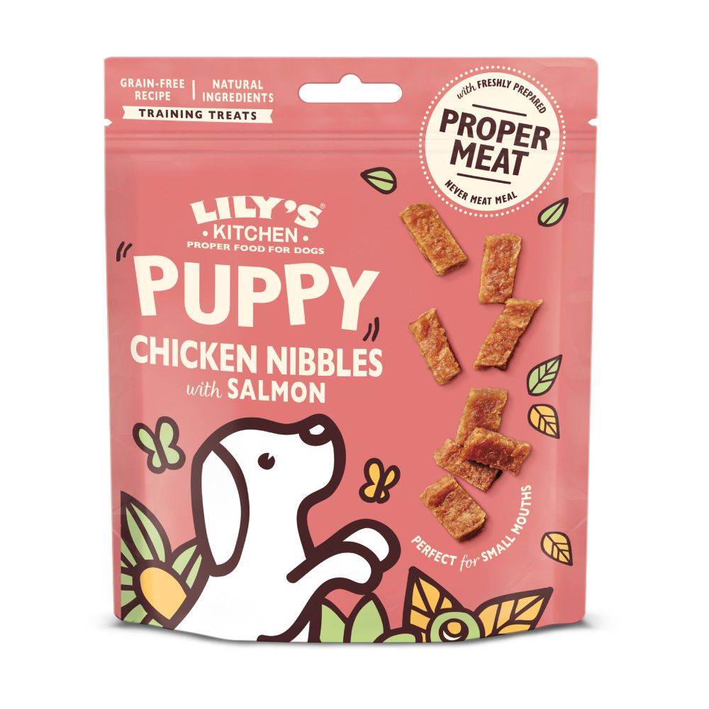 Lily's Kitchen Puppy Chicken Nibbles with Salmon 70g