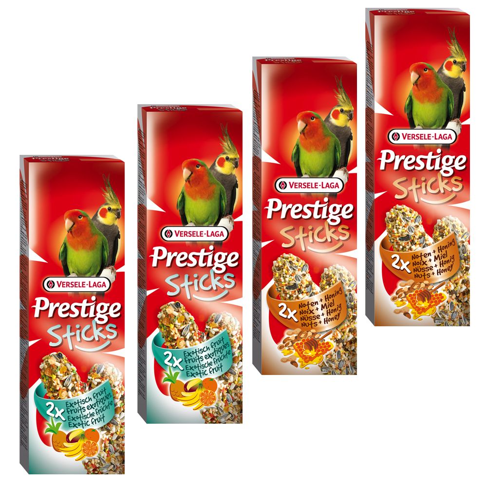 Prestige Sticks for Large Parakeets Mixed Pack 4 x 2 Sticks (560g)