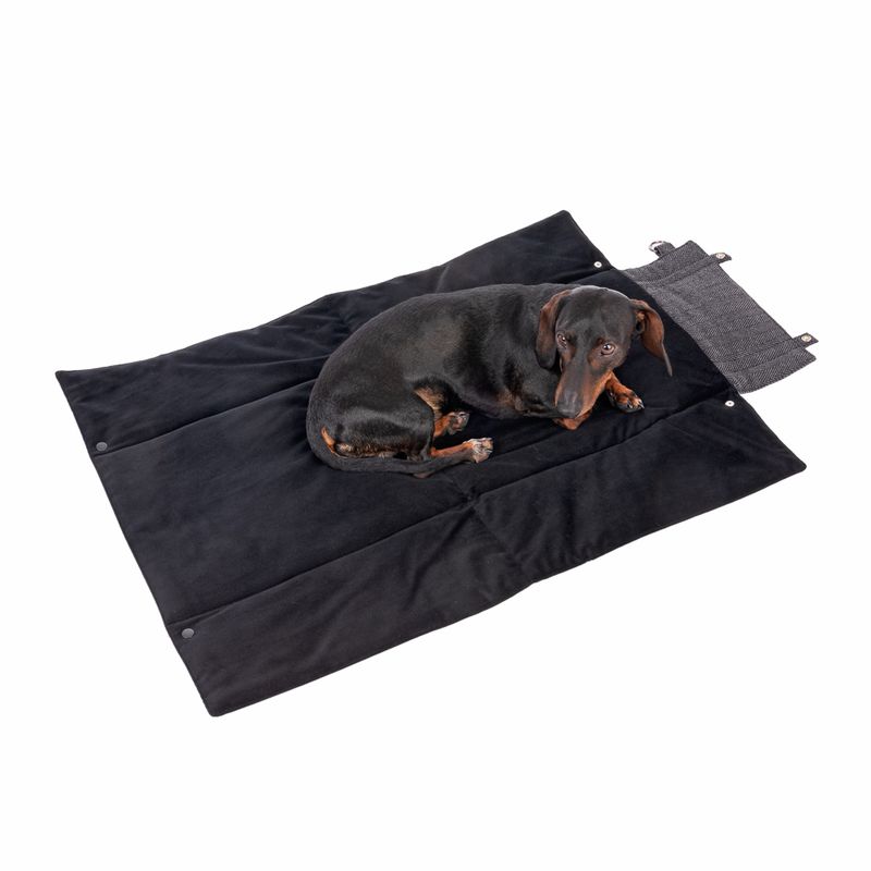 Nomad Tales Ebony Travel Dog Mat 80 x 60 cm (L x W)