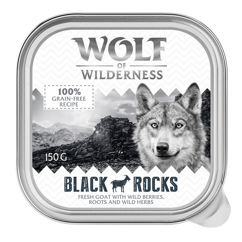 Wolf of Wilderness Adult 6 x 150g Mixed Pack (3 Varieties)