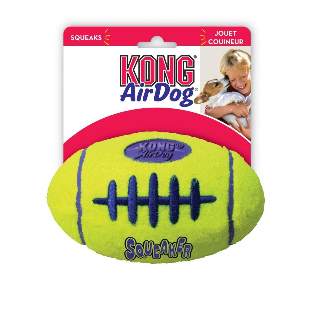 KONG AirDog American Football with Squeaker L: 19 x 10 cm