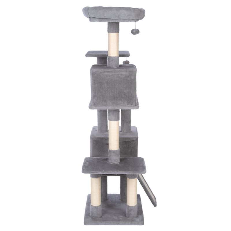 zooplus Basics Scratching Tree - Large Grey