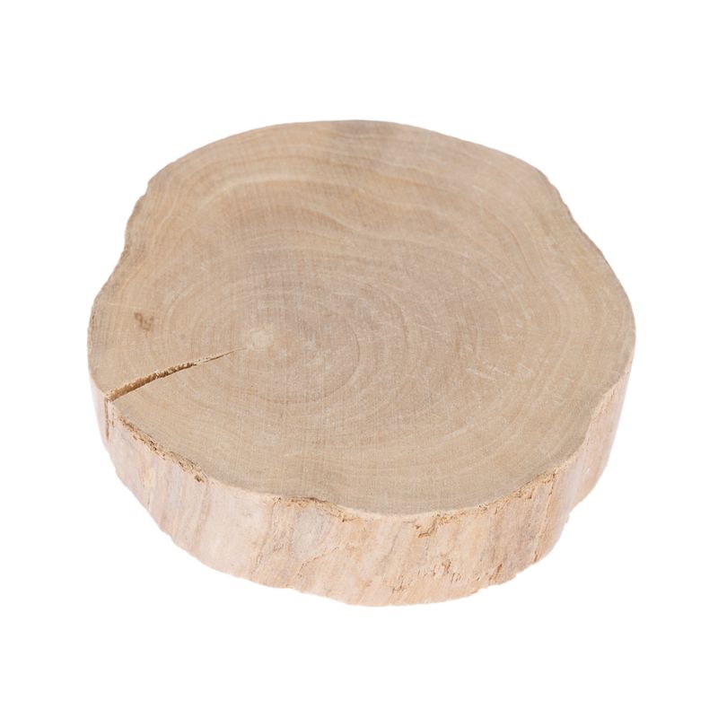 TIAKI Coffee Wood Nibble Discs Set of 4 6-10cm (W)