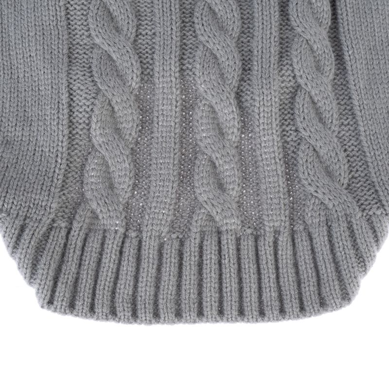 zooplus Basics Grey Dog Jumper approx. 35cm Back Length