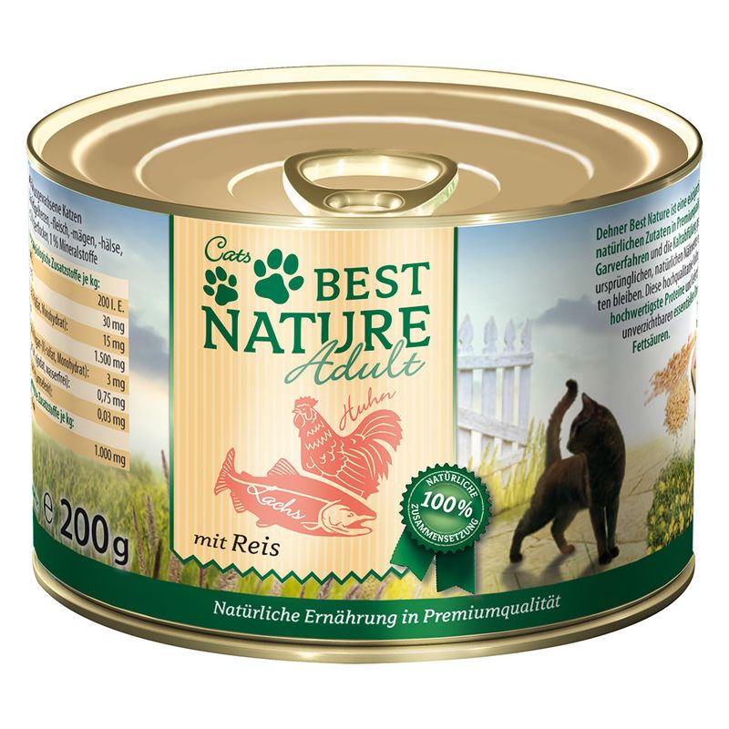 Best Nature Cat Adult Saver Pack 12 x 200g Poultry & Liver