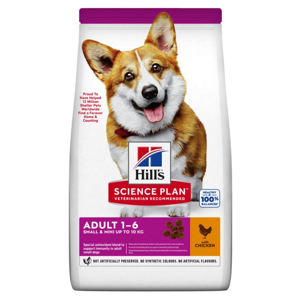 Hill’s Science Plan Adult 1-6 Small & Mini with Chicken 1.5kg
