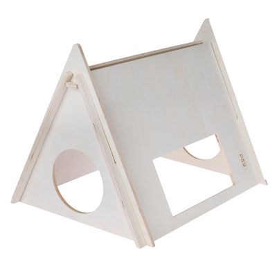 TIAKI Wooden Camping Tent for Small Animals 60 x 47 x 45cm (L x W x H)