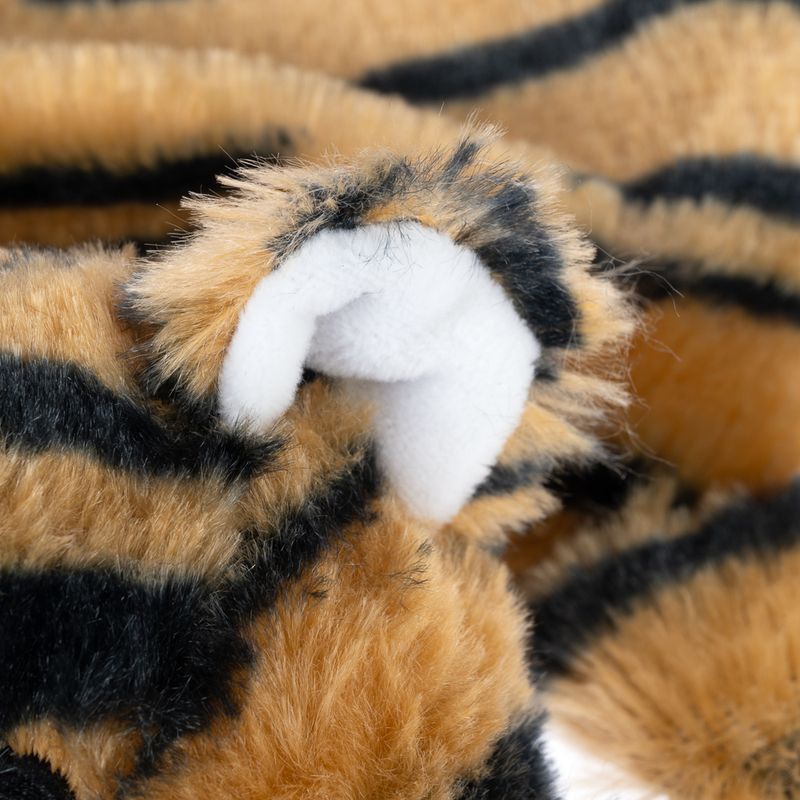 TIAKI Flat Crinkle Tiger Plush Toy 25 x 15 x 7 cm (L x W x H)