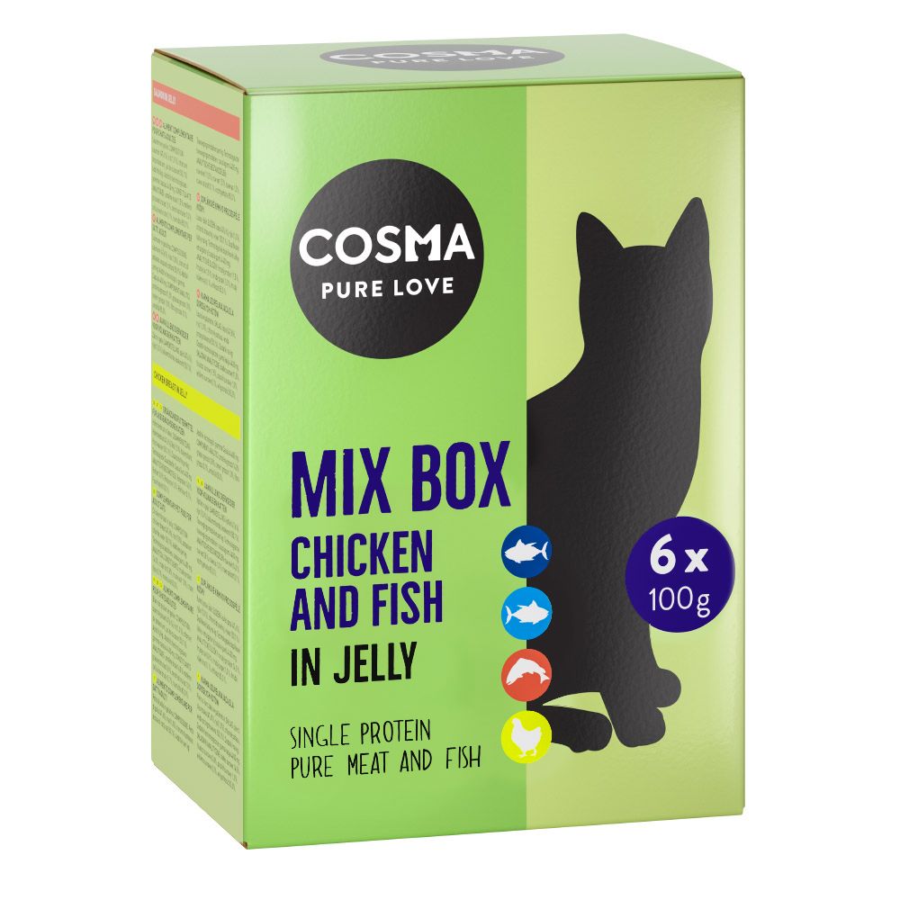 Cosma Original Pouches Mixed Trial Pack 6 x 100g Mixed Pack (4 Varieties)