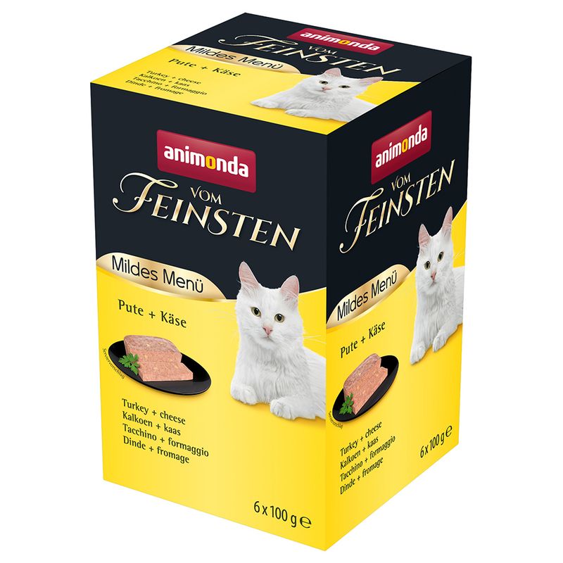 animonda vom Feinsten Mild Menu Adult 6 x 100g Pure Turkey