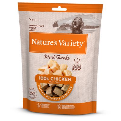 Nature's Variety Freeze-Dried Chunks for Dogs Chicken (50g)