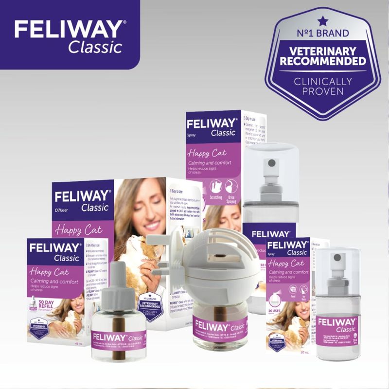 Feliway® Refill Multi Pack Economy pack 3 x 48 ml, Feliway® Optimum