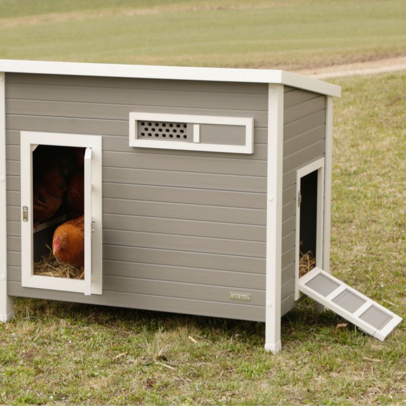 Kerbl Hobbyfarming ECO Plastic Coop Barney for Chickens 137 x 73 x 83cm (L x W x H)