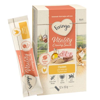 Feringa Vitality Creamy Snacks Chicken (12 x 10g)