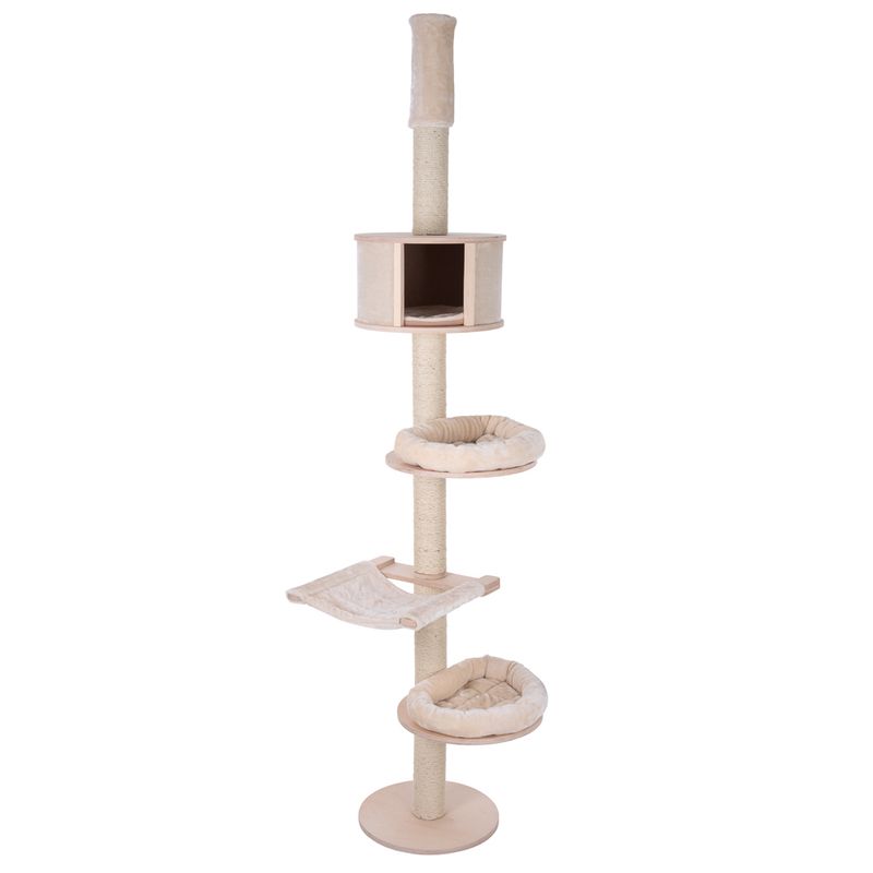 Natural Paradise Ceiling Cat Tree - Magnolia Cream