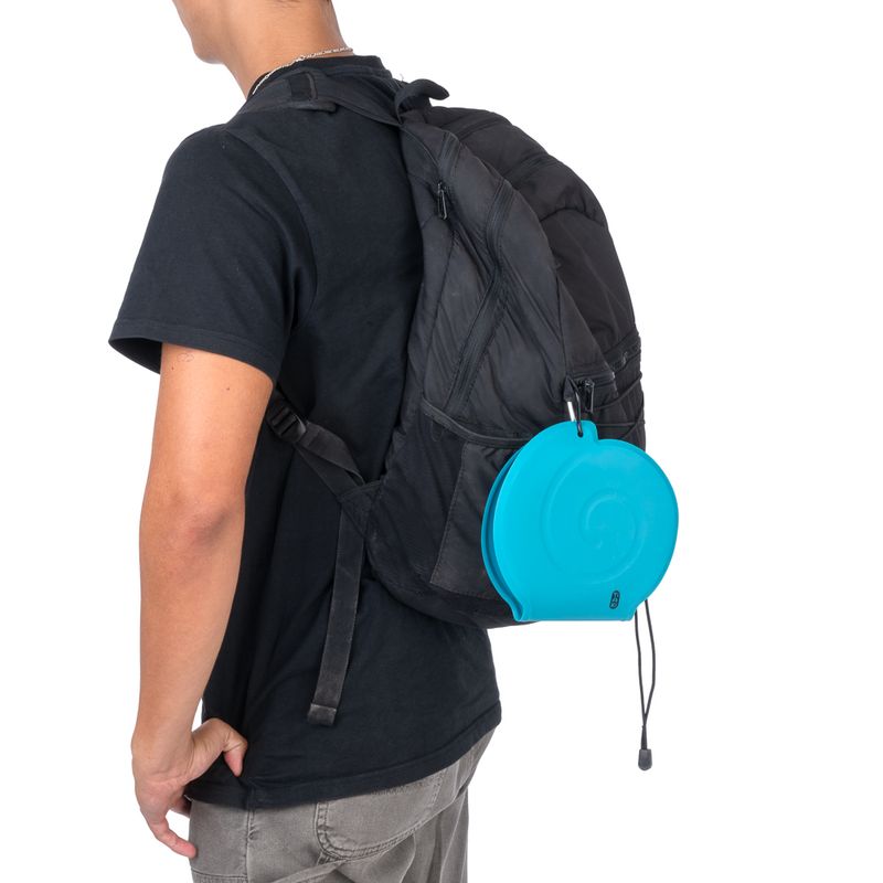 TIAKI Sea Shell Silicone Double Travel Bowl 2 x 600ml