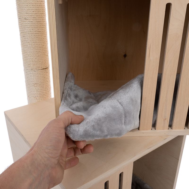 Natural Paradise Silene Cat Tree Light Grey