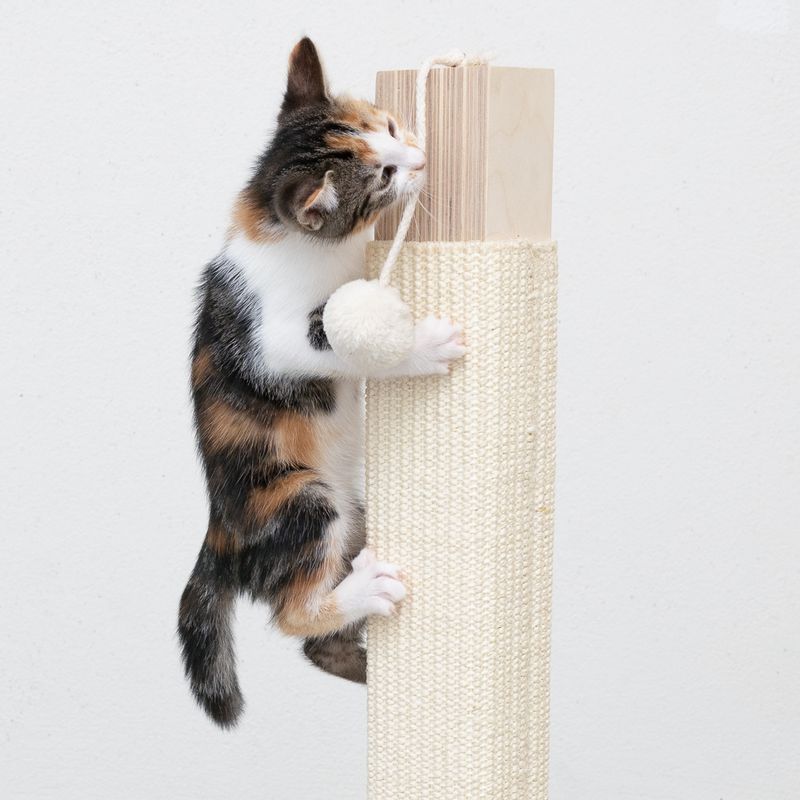 Modern Living Manhattan Scratching Post Cream