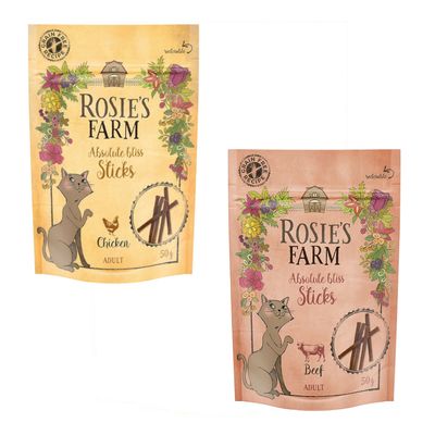 Rosie's Farm Cat Snack Mixed Trial Pack 2 x 50g \