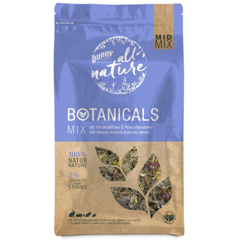Bunny All Nature Botanicals Mid Mix Hibiscus Flowers & Parsley Stems 150g