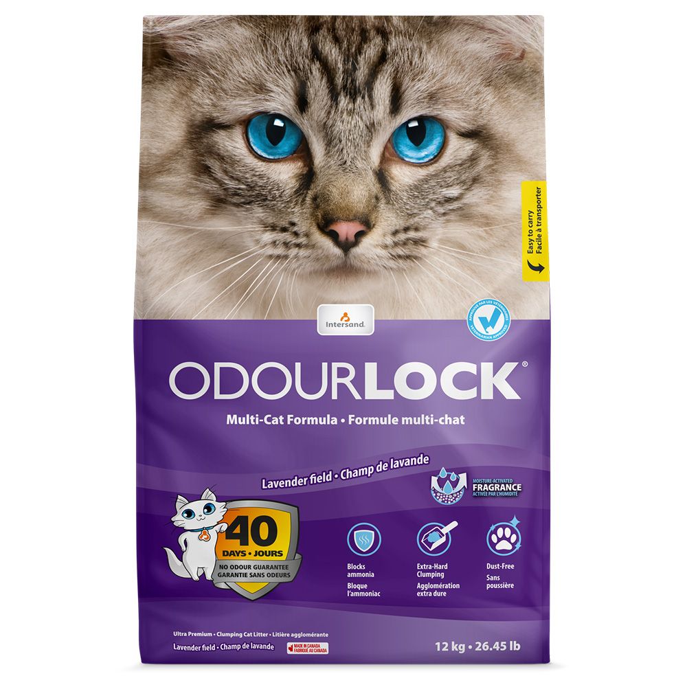 ODOURLOCK Lavender Scent Cat Litter 12kg