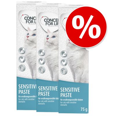 Concept for Life Paste Saver Pack 3 x 75g Sensitive