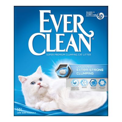 Ever Clean® Extra Strong Clumping Cat Litter - Unscented 10l