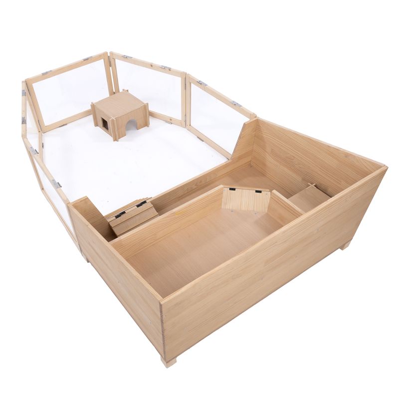 TIAKI Indoor Enclosure for Guinea Pigs 116 x 193 x 50cm (L x W x H) (2 packages*)