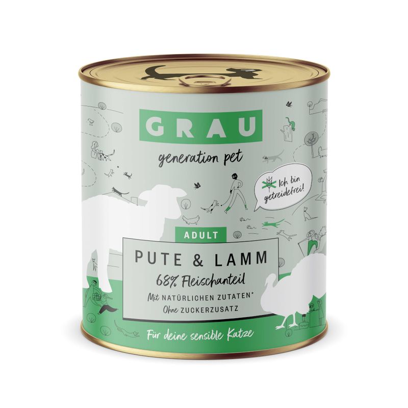 GRAU Gourmet Adult Grain-Free 6 x 800g Chicken & Veal