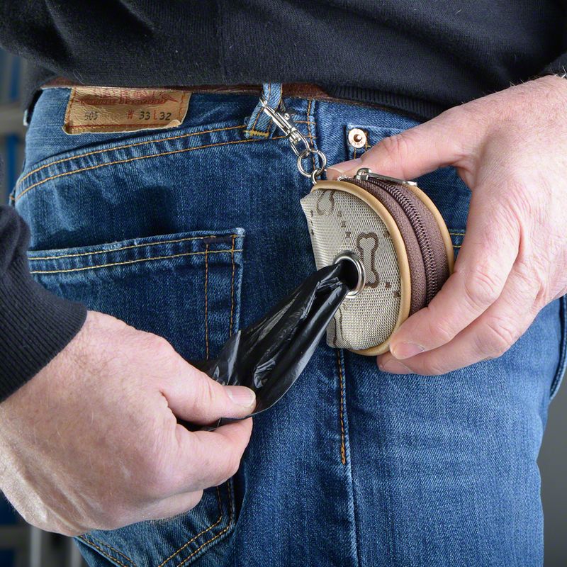 Dog Poop Bag Dispenser – bone pattern Dispenser with bags