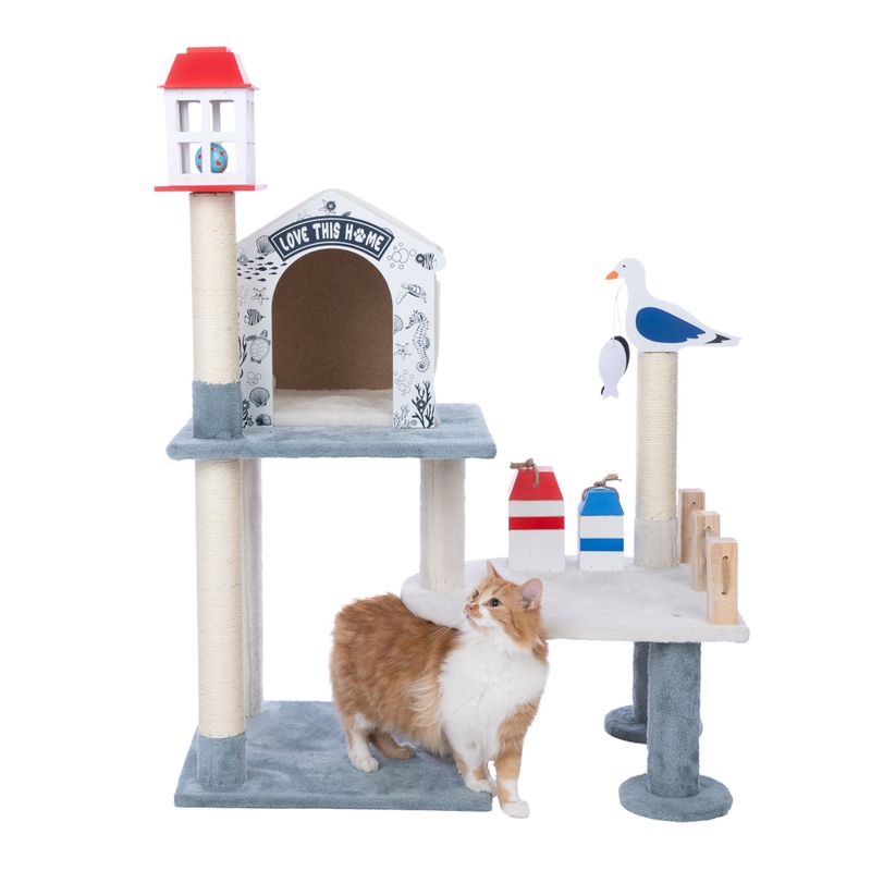 TIAKI Sea Port Cat Tree 83 x 45 x 110 cm (L x W x H)