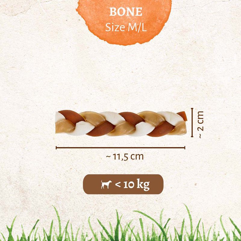 8in1 Delights Plaited Chew Chicken 80g