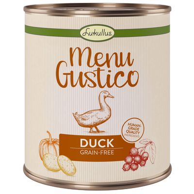 Lukullus Menu Gustico Duck - Grain-free 6 x 800g