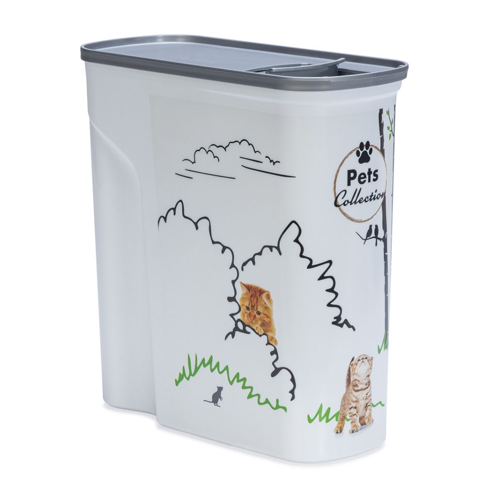 Curver Dry Cat Food Container Garden Design: up to 2.5 kg dry food (6 litres)