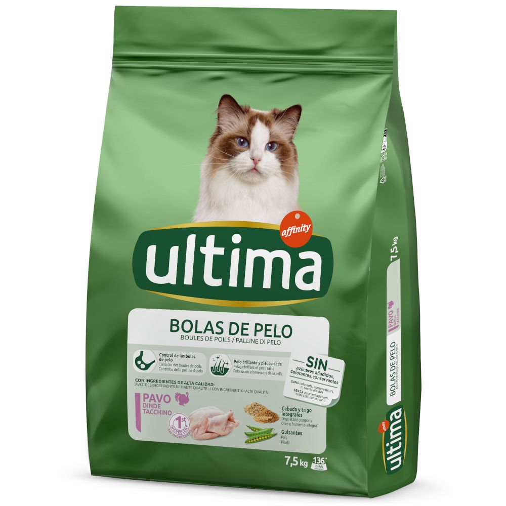 Ultima Hairball Control - Turkey & Rice 7.5kg