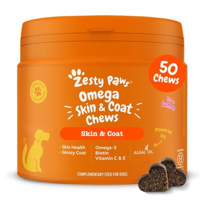 Zesty Paws Omega Skin & Coat Salmon 90 Chews