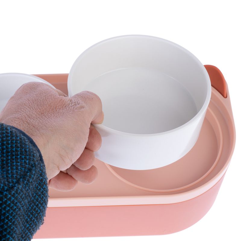 TIAKI Double Bowl with Food Container 2 x 420ml