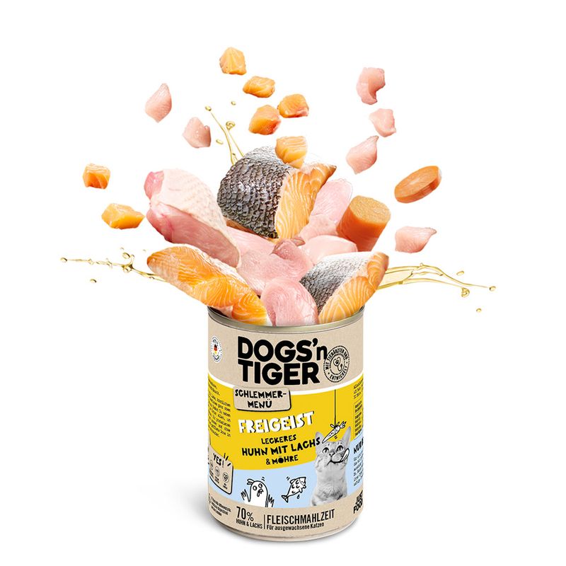 Dogs'n Tiger Gourmet Menu 6 x 400g Chicken with Heart