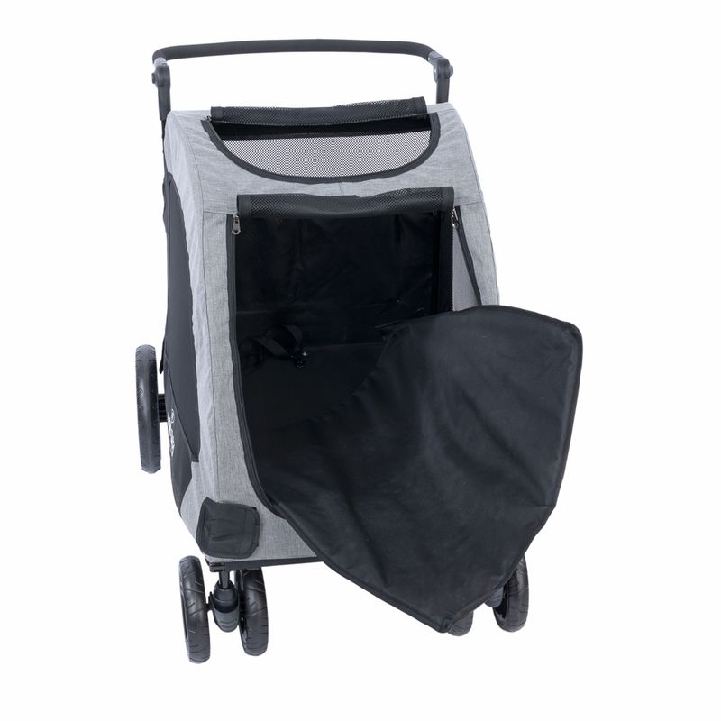Nomad Tales Spirit Pet Stroller - Stone 95 x 82 x 120 cm (L x W x H), up to 40kg capacity