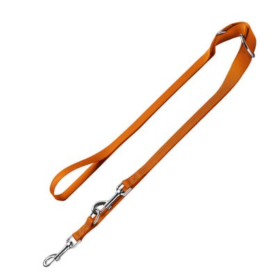 HUNTER Adjustable lead London, orange 200 cm long, 10 mm wide