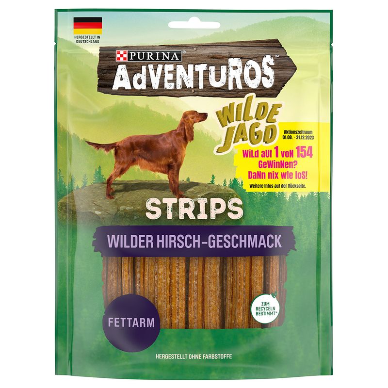 AdVENTuROS Wild Game Strips 90g